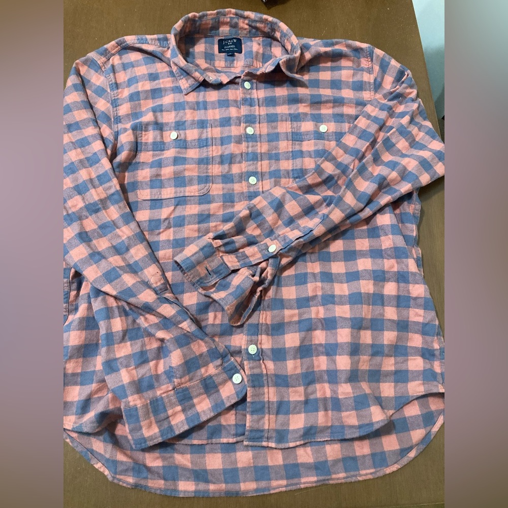 J crew flannel button down